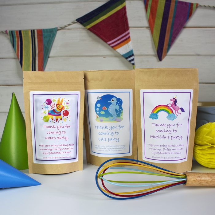Personalised Pancake Mix Eco-Friendly Party Bags