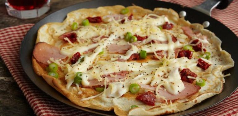 Read more about the article Savoury Cheese and Ham Pancakes