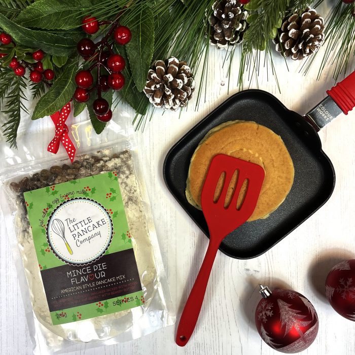 Pancake Gift Set with Red Mini Pan & Spatula