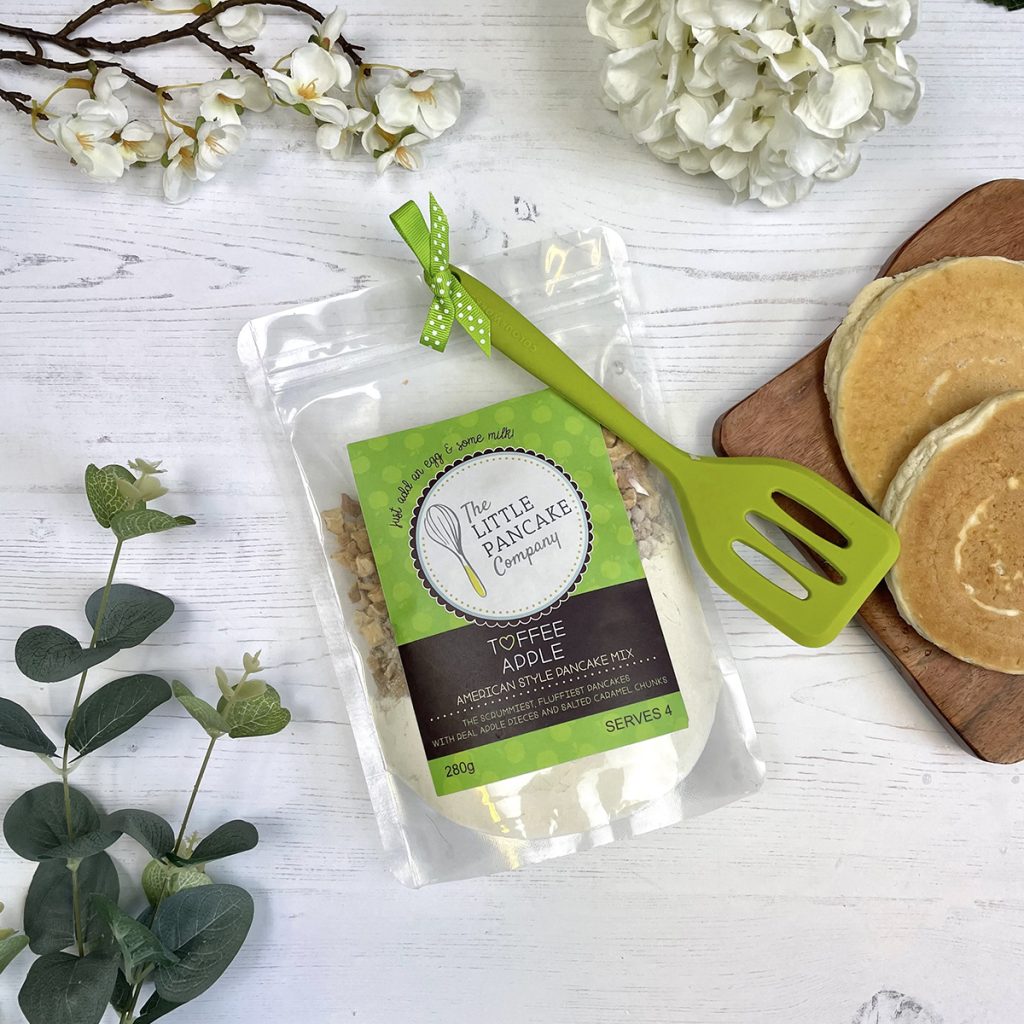 Pancake Mix and Mini Silicone Pancake Turner Gift Set The Little