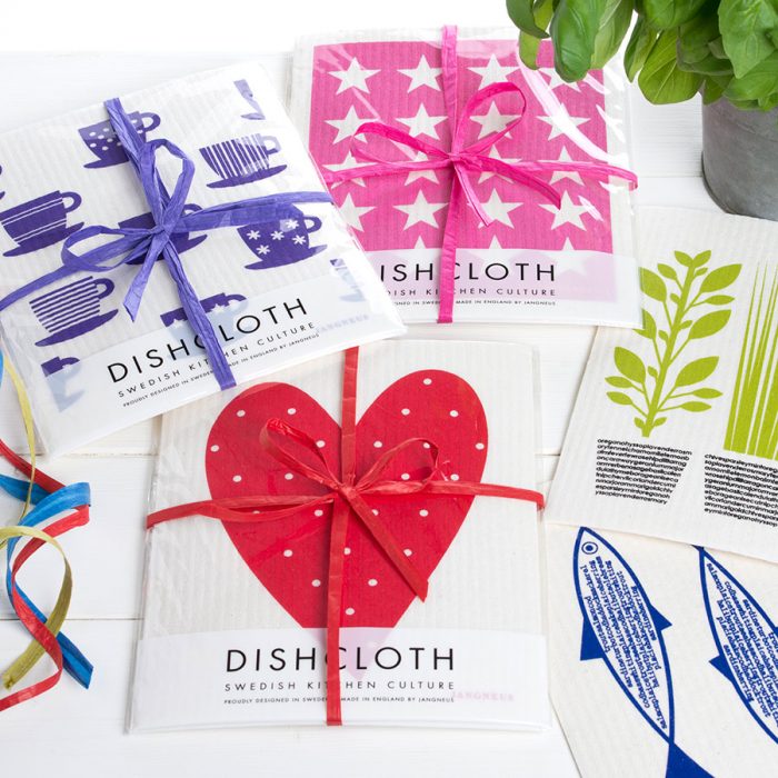 Set of Swedish Designed Eco-Friendly Dishcloths