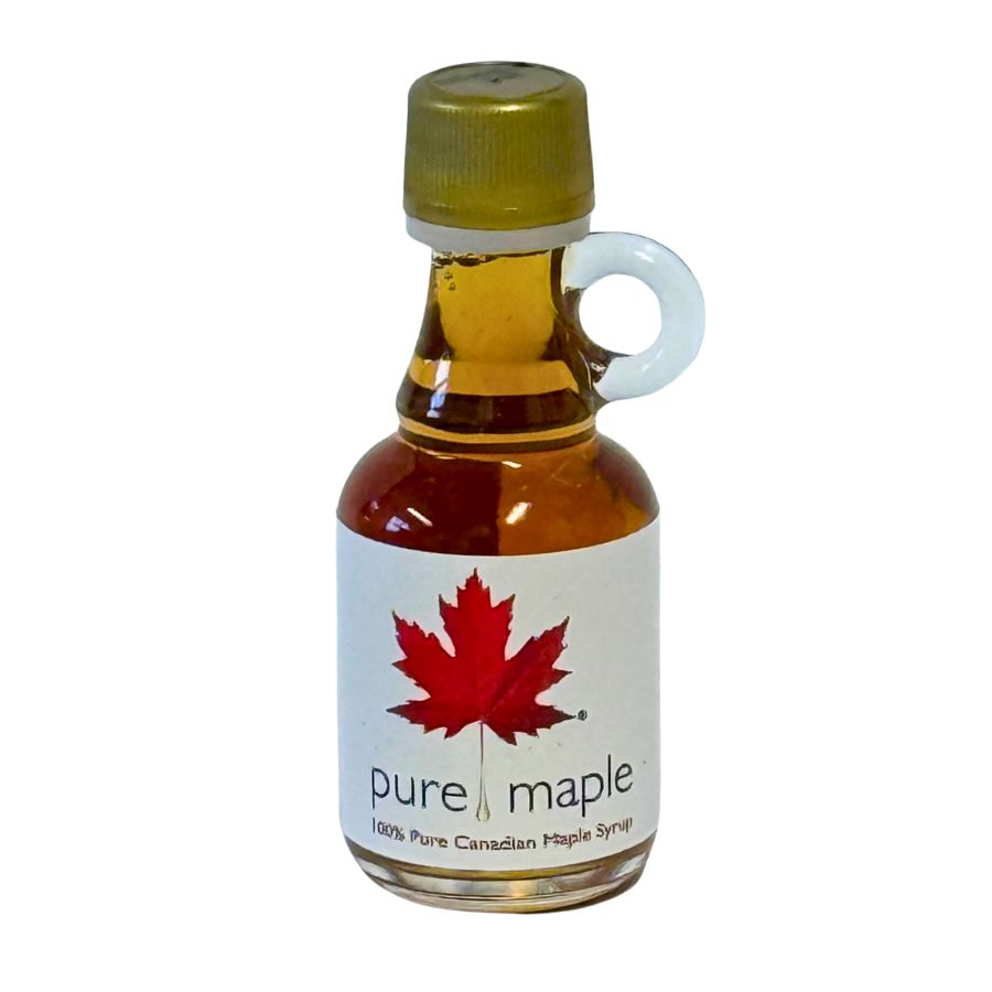 Miniature Bottle of Canadian Amber Rich Pure Maple Syrup - 40ml