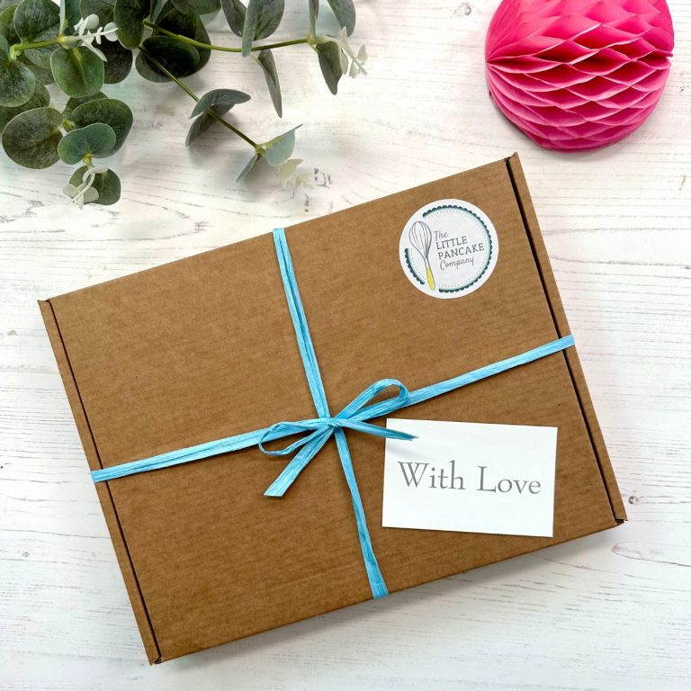Personalised Mini Breakfast in Bed Pancake Gift Set with Pancake Mix