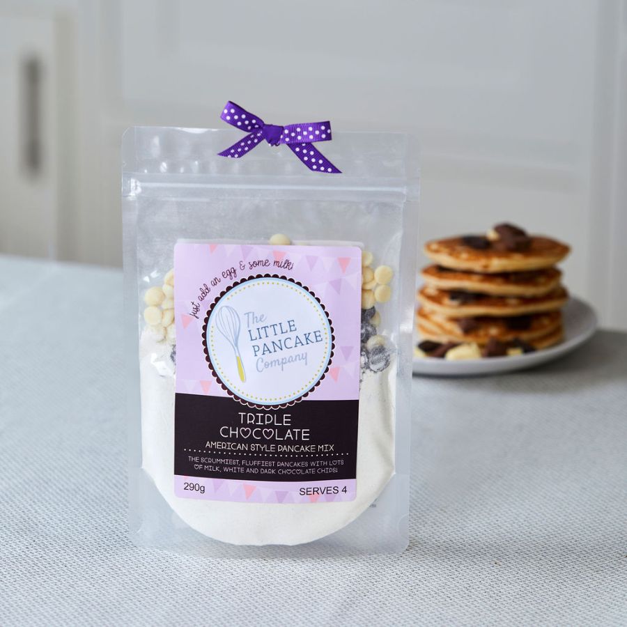 Pancake Lovers Gift Hamper - 4 Gourmet Pancake Mixes and a Whisk - Image 6