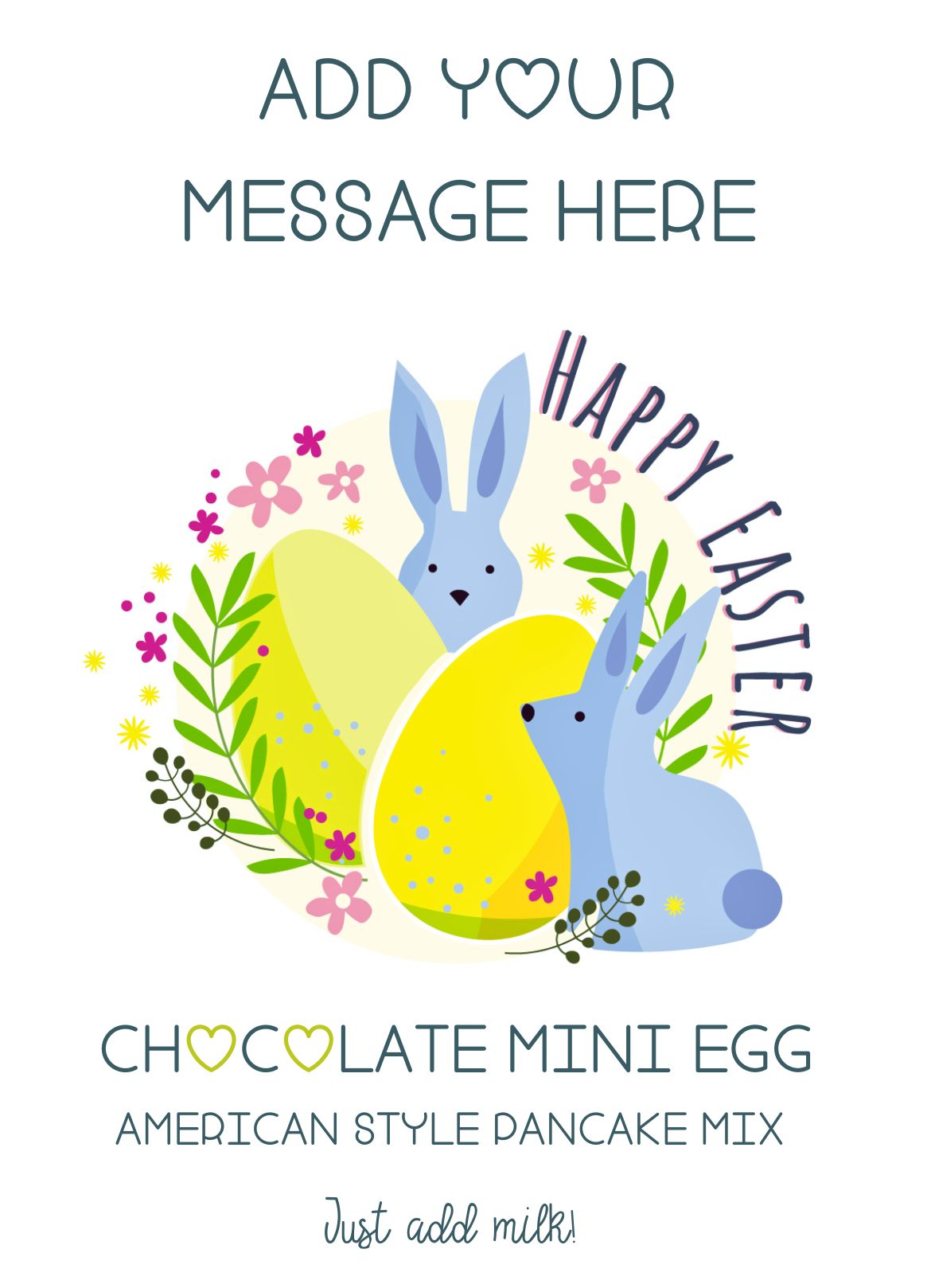 NEW - Personalised Easter Mini Egg Pancake Mix - Limited Edition - Image 2